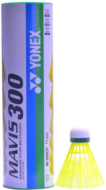 YONEX Mavis 300 नायलॉन शटल  - पीला