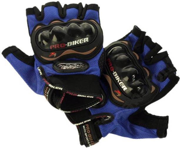 प्रो बाइकर Half Cut for Bike/Motorcycle/Scooter राइडिंग के दस्ताने