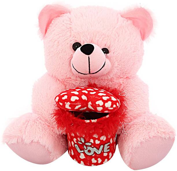 DEALbindaas Marshy Bear Valentine Soft Toy  - 35 cm