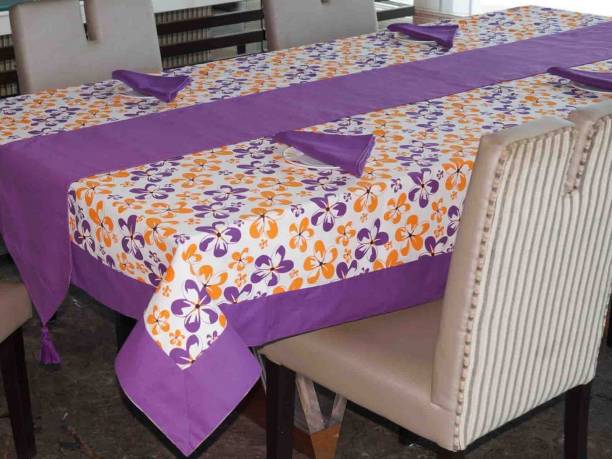 Lushomes Lavender Organic Cotton Table Linen Set