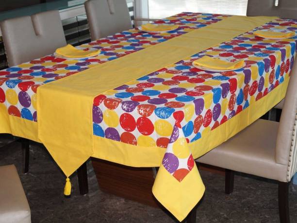 Lushomes Multicolor Organic Cotton Table Linen Set