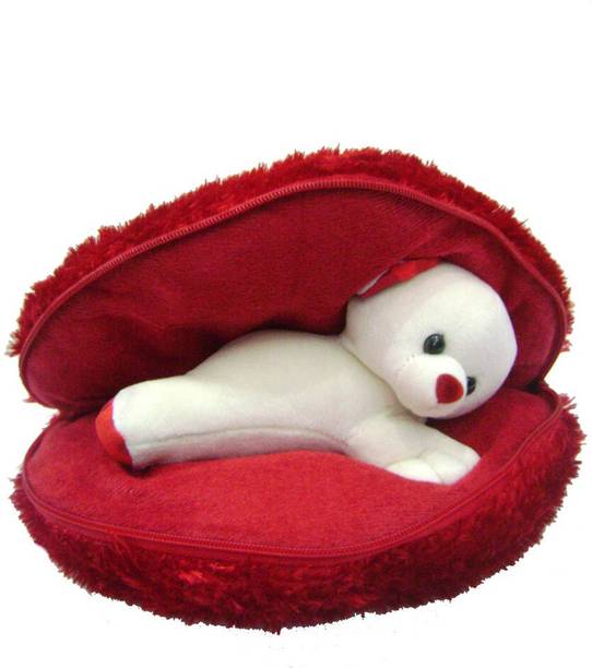 Saugat Traders Big Heart Teddy  - 13.78 Inch