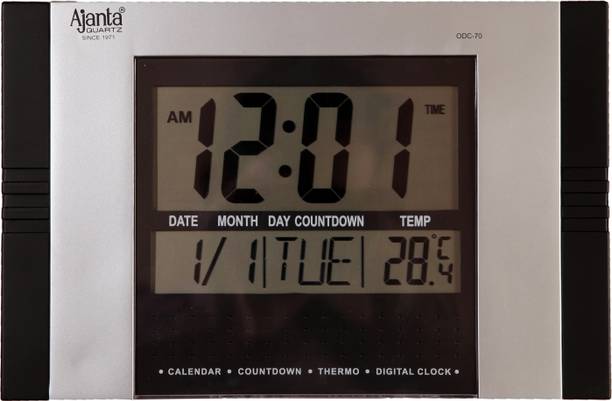 AJANTA Digital 19 cm X 29 cm Wall Clock