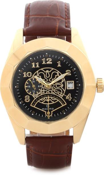 MAXIMA Gold Analog Watch  - For Men