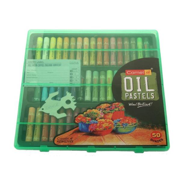 Camlin Camel Oil Pastel - 50 Shades