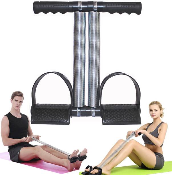 AJRO DEAL Double Spring Tummy Trimmer - Multipurpose Fitness Equipment Ab Exerciser