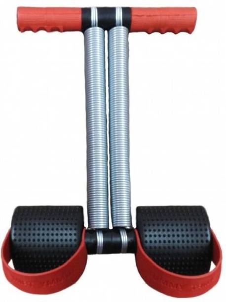 Khargadham RED AND BLACK Tummy Trimmer With DOUBLE Steel Spring Burn Off Calories Ab Exerciser