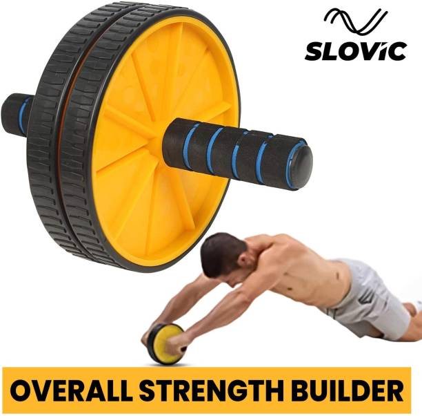 SLOVIC Double Wheel Ab Roller Gym For Exercise Fitness Equipment Ab Exerciser