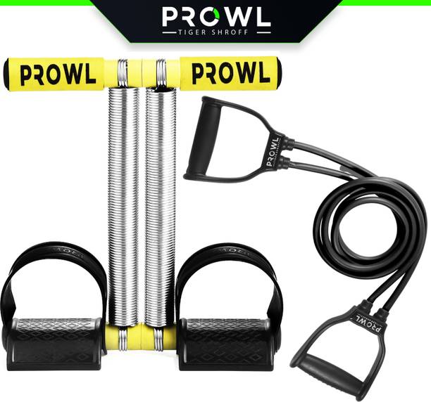 PROWL by Tiger Shroff Tummy Trimmer for Belly Fat Loss & Resistance band for Workout एब व्यायाम करने वाला