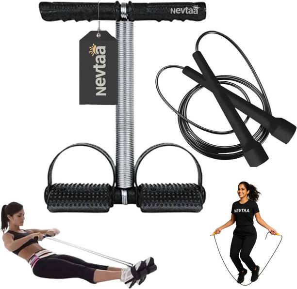 Nevtaa Tummy Trimmer & Skipping Rope Combo for Weight Loss, Core & Cardio Workout Ab Exerciser