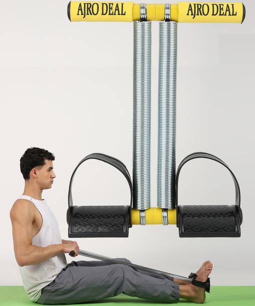 AJRO DEAL Double Spring Tummy Trimmer- Fitness Equipment (Black) Ab Exerciser