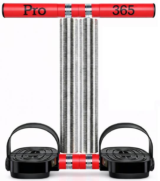 PRO365 Double Spring Steel Tummy Trimmer For Fat Burning & Weight loss Exercises (RED) Ab Exerciser