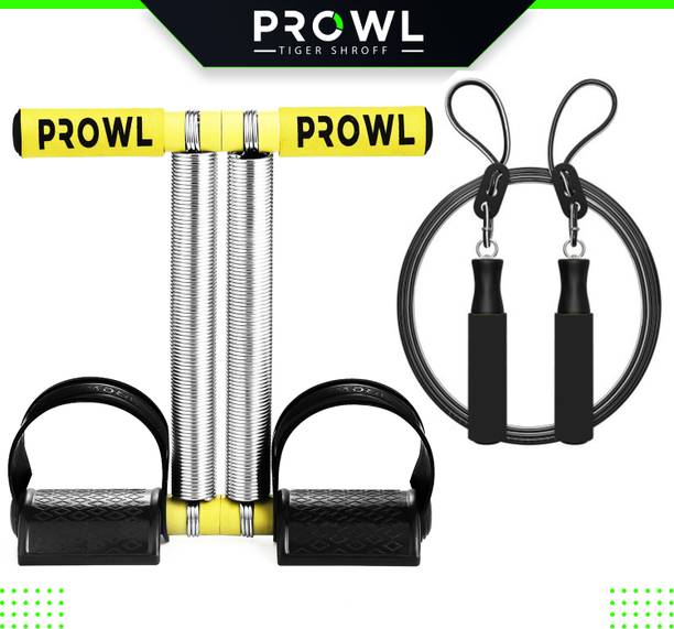PROWL by Tiger Shroff Tummy Trimmer Ab Exerciser & Skipping Rope with Ball Bearings Ab Exerciser