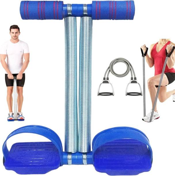 Cool Buddyzz Double Spring Tummy Trimmer and Resistance Band Ab Exerciser