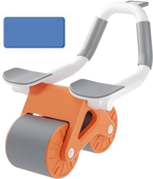 SKYBUCKET Ab Exercisers Abdominal Trainers Automatic Return Abdominal Roller Wheel Orange Ab Exerciser