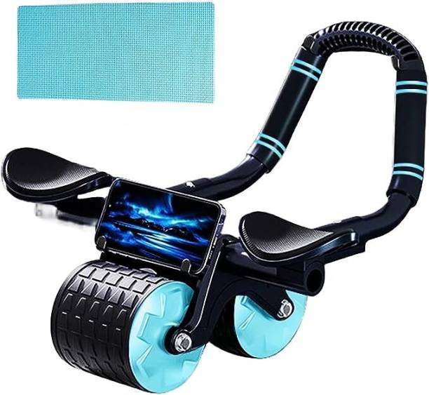 INDIAHUNK LLP Automatic Rebound Ab Abdominal Exercise Roller Whee Ab Exerciser