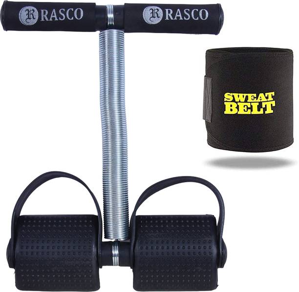 RASCO Single Spring Ab Exerciser with Sweat Belt Ab Exerciser