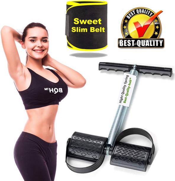 Best-Quality-Hub Tummy Trimmer with Sweat Belt ab exerciser combo body Gym Tummy trimmer Ab Exerciser