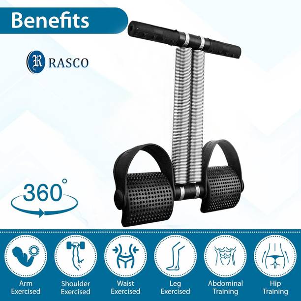 RASCO DOUBLE STEEL SPRING TUMMY TRIMMER एब व्यायाम करने वाला