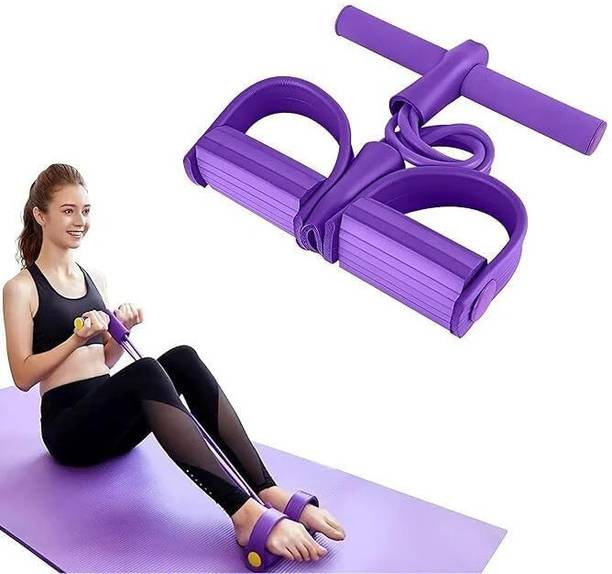 gamers hub Pull Reducer Training Bands 4 Tubes Body Trimmer Pedal Exerciser Yoga ,1pcs Ab Exerciser