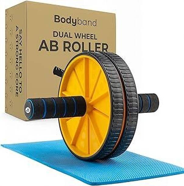 domnikyas Double Wheel Gym For Fitness Equipment Ab Exerciser Resistance Tube