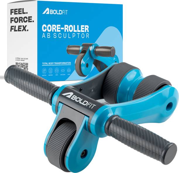 BOLDFIT Abs Roller for Men Women Ab Machine Abs Workout Equipment for Home Workout Wheel Ab Exerciser