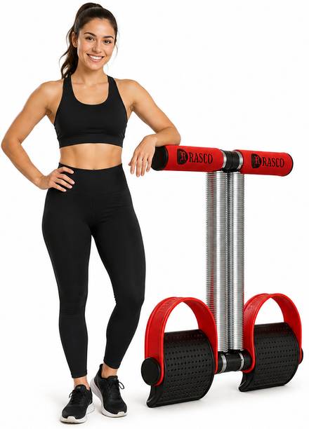 RASCO PURE STEEL DOUBLE SPRING FOR MEN & WOMEN RED BELT Ab Exerciser
