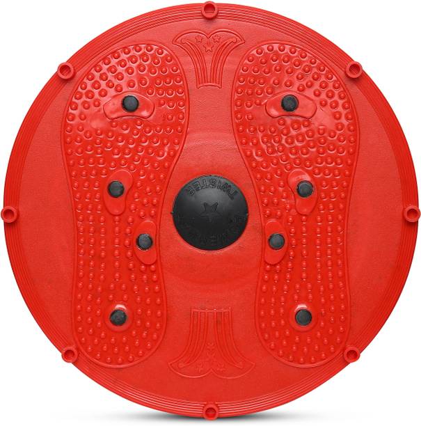 GULU Slim & Fit Twister Dynamic Acupressure Disc Ab Exerciser (Red) Ab Exerciser