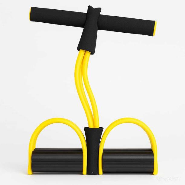 jayent Pull Reducer Training Bands-4 Tubes Body Pedal Exerciser Fitness Band Ab Exerciser