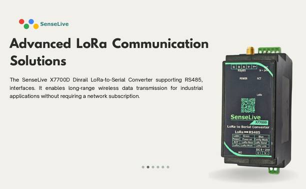SENSELIVE TECHNOLOGY 100 Mbps X7700 LORA TO SERIAL CONVERTER Access Point