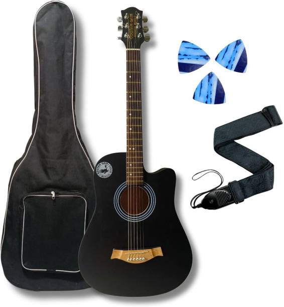Musicaal Works acoustick-guiitaar-n-014 Acoustic Guitar Linden Wood Rosewood Right Hand Orientation