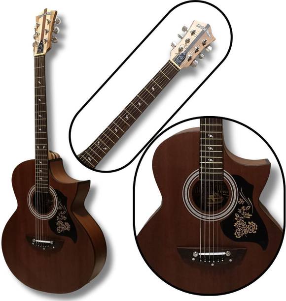 Musicall Works acoustick-guiitar-030 Acoustic Guitar Linden Wood Rosewood Right Hand Orientation