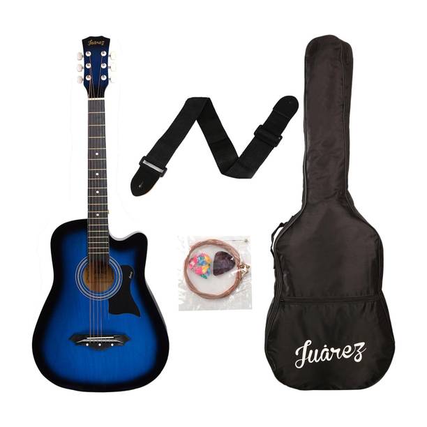 Juarez JRZ38C/TBS Acoustic Guitar Linden Wood Rosewood Right Hand Orientation
