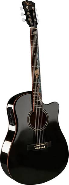 swan7 K-780 Fretboard Design Inlays Semi-acoustic Guitar Spruce Rosewood Right Hand Orientation