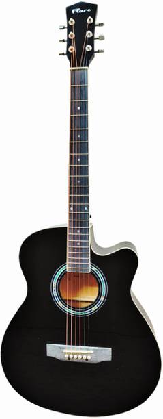 Flare FL-19B Acoustic Guitar Basswood Guitar (Black) 38 inches Acoustic Guitar Basswood Basswood