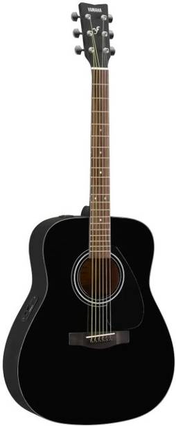 YAMAHA FX280//Black Semi-acoustic Guitar Solid Wood Rosewood Right Hand Orientation