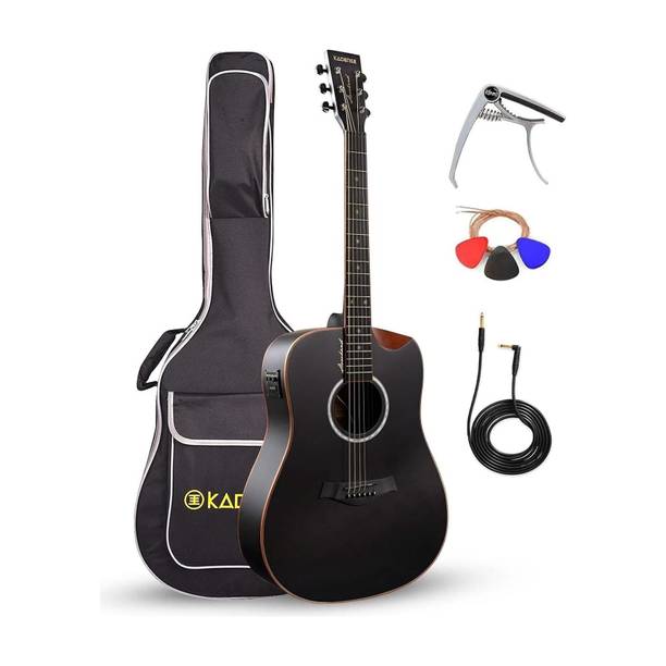 KADENCE SH-04N Semi-acoustic Guitar Spruce Wood Rosewood Right Hand Orientation