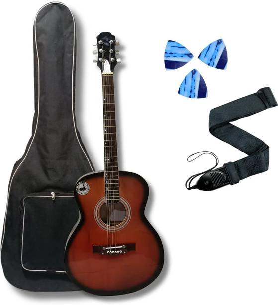 Musicall Works acoustick-guiitar-013 Acoustic Guitar Linden Wood Rosewood Right Hand Orientation