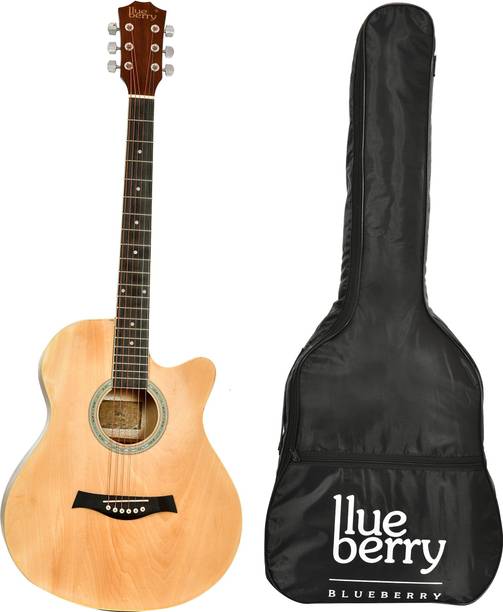 BLUEBERRY B-40Y-Natural, 40" Acoustic Guitar Spruce Rosewood Right Hand Orientation