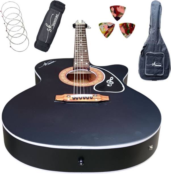 Sk signature Black matte venus Acoustic Guitar Rosewood Rosewood Right Hand Orientation