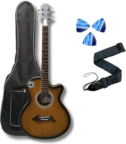 Musicall Works acoustick-guiitar-019 Acoustic Guitar Linden Wood Rosewood Right Hand Orientation