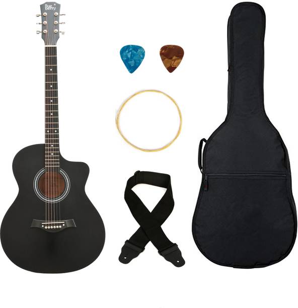 BLUEBERRY ,VIP-391, 39Inch TrussRod Acoustic Guitar Basswood Tech Wood Right Hand Orientation