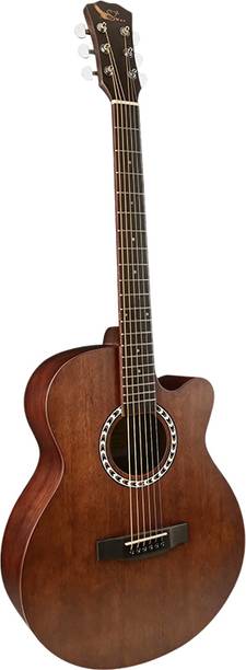 swan7 AMH-100 All Mahogany 40 Inch Acoustic Guitar Mahogany Rosewood Right Hand Orientation