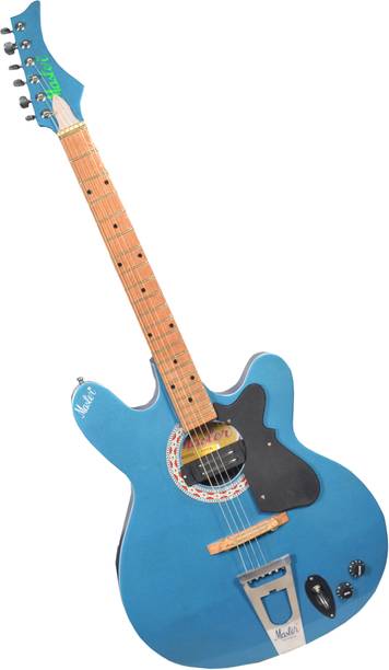 masterr DIYA METALIC BLUE Semi-acoustic Guitar Rosewood Rosewood Right Hand Orientation