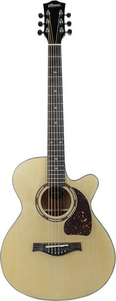Hertz HZA-3900 EQ (NA) Semi-acoustic Guitar Linden Wood Rosewood (Natural) Semi-acoustic Guitar Spruce Wood Rosewood Right Hand Orientation
