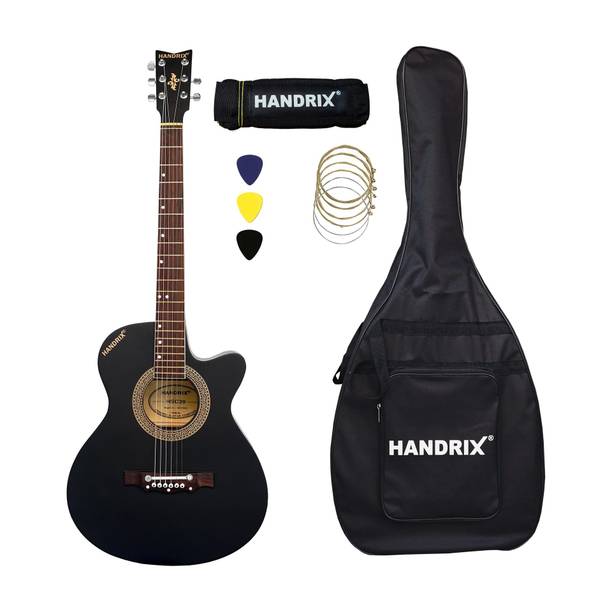 Handrix HSC 39 Acoustic Guitar Linden Wood Rosewood Right Hand Orientation