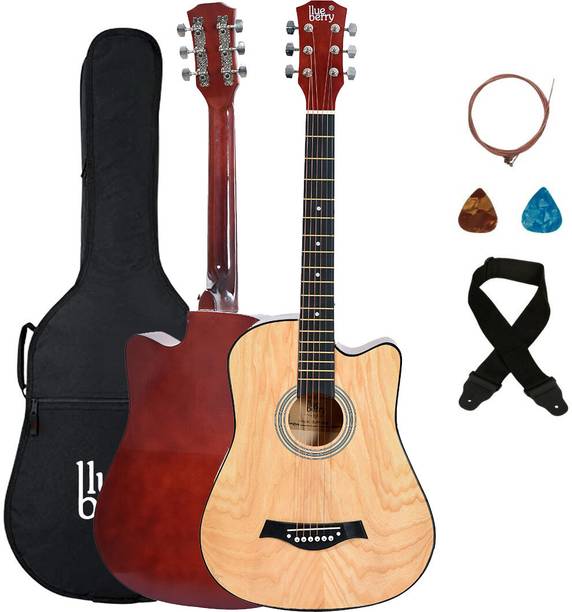 BLUEBERRY B-38C Ashwood, 38 Inch Acoustic Guitar Ash Tech Wood Right Hand Orientation