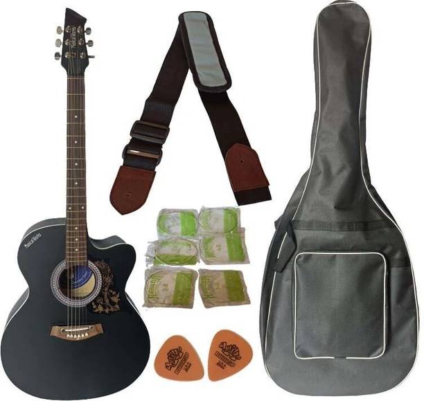 Musicaal Works acoustick-guiitaar-n-015 Acoustic Guitar Linden Wood Rosewood Right Hand Orientation