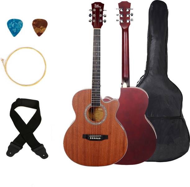 BLUEBERRY R-40- Classic Brown Trussrod Acoustic Guitar Spruce, Sapele Mahogany Laminate, Mahogany Rosewood Right Hand Orientation