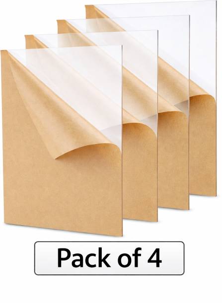 Acryc Studio Transparent Acrylic Sheets 5x7" | Plexiglass Clear Sheet for DIY Art, Craft 7 inch Acrylic Sheet